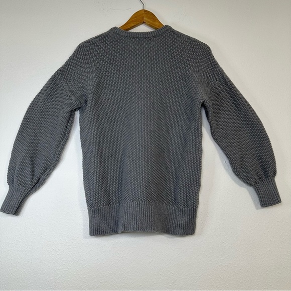 Old Navy Heather Gray Knit Sweatshirt - Picture 3 of 12